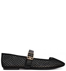 Baleriny Liu Jo czarne damskie 