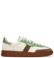 Sneakersy Polo Ralph Lauren écru damskie 