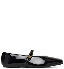 Baleriny LOVE MOSCHINO czarne damskie 
