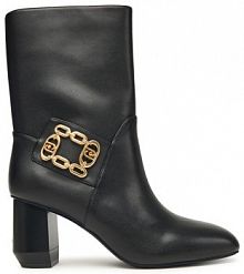 Botki na słupku Liu Jo czarne 