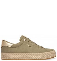 Sneakersy Tamaris zielone damskie 