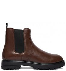 Sztyblety Lanetti brązowe męskie 