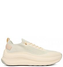 Sneakersy Calvin Klein écru damskie 