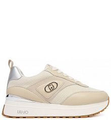 Sneakersy Liu Jo beżowe damskie 