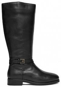 Kozaki Tommy Hilfiger czarne damskie 