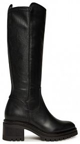 Kozaki na obcasie Tamaris czarne 