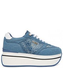 Sneakersy Guess niebieskie damskie 