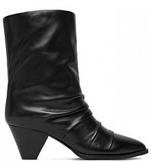 Botki na słupku Badura czarne 