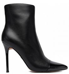 Botki na szpilce Nine West czarne 