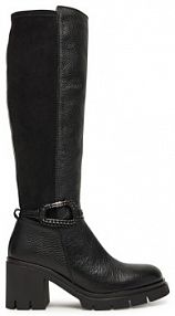 Kozaki na obcasie Hispanitas czarne 