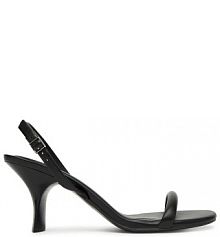 Sandały na słupku Calvin Klein czarne 