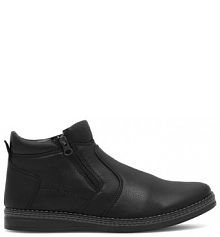 Trzewiki Lanetti czarne męskie 