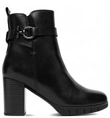 Botki na słupku Lasocki czarne 