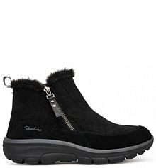 Botki Skechers czarne damskie 
