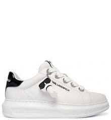 Sneakersy KARL LAGERFELD białe damskie 