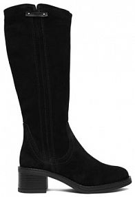 Kozaki na obcasie Tamaris czarne 