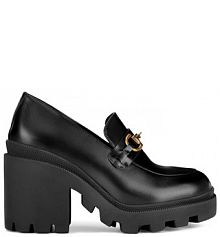 Półbuty na obcasie Badura czarne damskie 