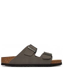 Klapki Birkenstock szare damskie 