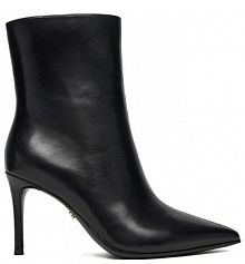 Botki na szpilce GINO ROSSI czarne 