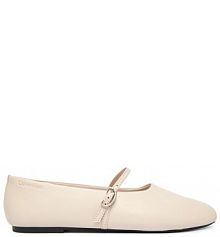 Baleriny Calvin Klein écru damskie 