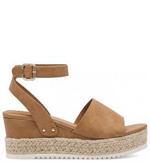 Espadryle JENNY brązowe damskie 