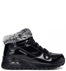 Botki Skechers czarne damskie 