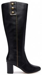 Kozaki na obcasie LAUREN RALPH LAUREN czarne 