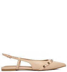 Baleriny Guess beżowe damskie 