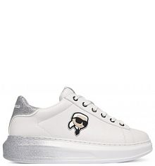 Sneakersy KARL LAGERFELD białe damskie 
