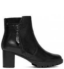 Botki na słupku Lasocki czarne 