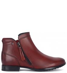 Botki Lasocki czerwone damskie 