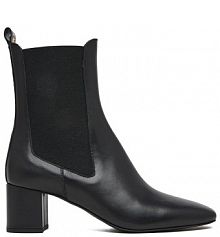 Botki na słupku LOVE MOSCHINO czarne 