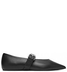 Baleriny Weekend Max Mara czarne damskie 