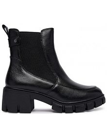 Botki na słupku Tamaris czarne 