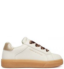 Sneakersy Tommy Hilfiger écru dziecięce 