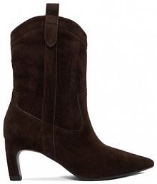 Botki na słupku GINO ROSSI brązowe 