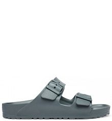 Klapki Birkenstock szare damskie 