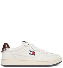 Sneakersy Tommy Jeans écru damskie 