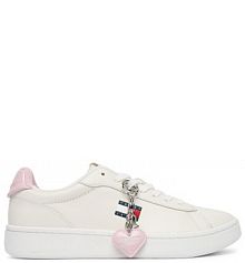 Sneakersy Tommy Jeans écru damskie 