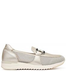 Półbuty Caprice srebrne damskie 