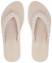 Japonki Tommy Hilfiger écru damskie 