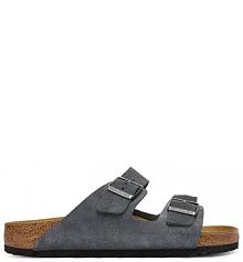 Klapki Birkenstock szare męskie 