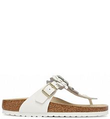 Japonki Birkenstock białe damskie 