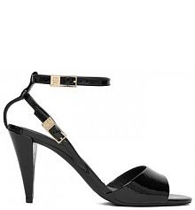 Sandały na słupku Tommy Hilfiger czarne 