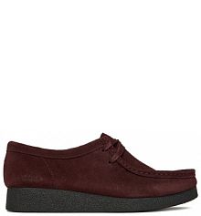 Półbuty Clarks bordowy damskie 