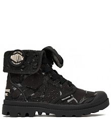 Trapery Palladium czarne damskie 