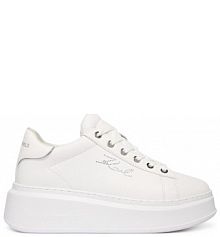 Sneakersy KARL LAGERFELD białe damskie 