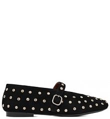 Baleriny Eva Minge czarne damskie 