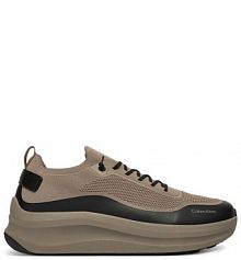 Sneakersy Calvin Klein brązowe męskie 