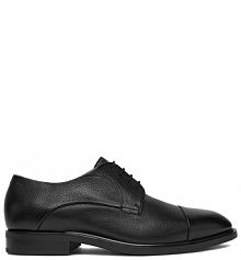 Półbuty wizytowe BOSS czarne męskie 